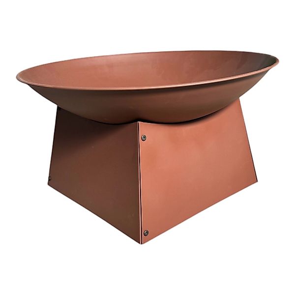 Jet-Line Feuerstelle Pueblo Ø 58 cm aus Metall in Rostoptik günstig online kaufen