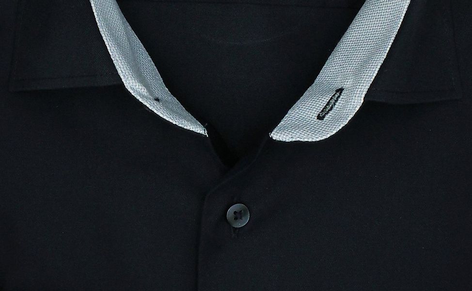 Eterna Businesshemd Langarm Comfort Fit, Dunkelblau, Bügelfrei, Blickdicht, günstig online kaufen