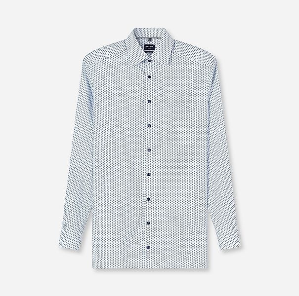 OLYMP Langarmhemd Luxor graphisches Muster, modern fit, Businesshemd, New-K günstig online kaufen