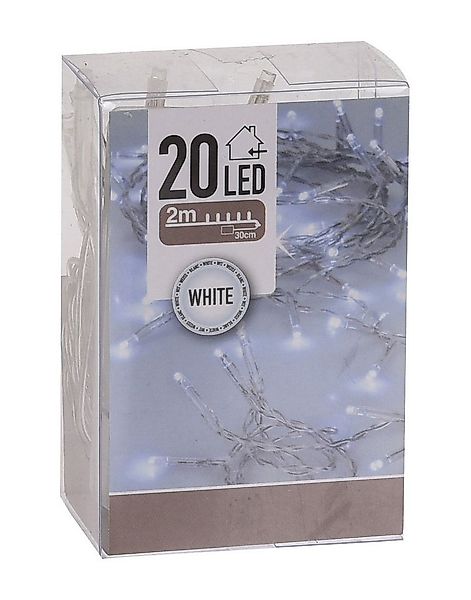 Spetebo LED-Lichterkette Lichterkette mit 30 LED in warm weiß - 450 cm, Wei günstig online kaufen