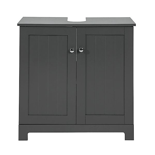 SoBuy Waschbeckenunterschrank Badschrank mit verstellbare Ablage 60x60x30cm günstig online kaufen