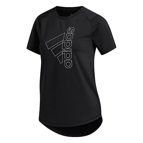 Adidas Tech Badge Of Sport Kurzarm T-shirt XS Black / White günstig online kaufen