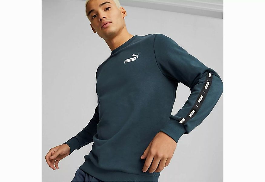 PUMA Fleecepullover Puma Herren Pullover ESS+ Tape Crew TR 847384 günstig online kaufen