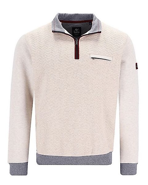 Hajo Sweatshirt Strukturiertes Sweatshirt mit Stehkragen günstig online kaufen