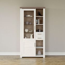 set one by Musterring Standvitrine "York" Typ 05 und 06, mit Glastür, Beleu günstig online kaufen