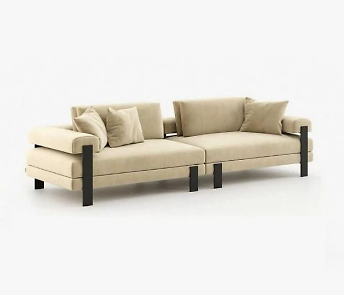 JVmoebel 2-Sitzer Designer Sofa 2 Sitzer Modern Polster Beige Sofas Designs günstig online kaufen
