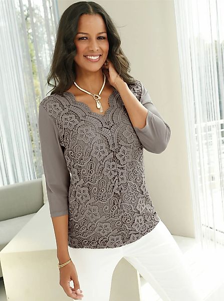 Lady Spitzenshirt "Shirt" 1 Stk. tlg. günstig online kaufen