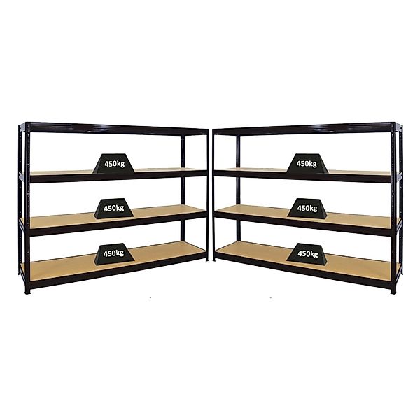 PROREGAL Mega Deal 2er-Sparset Profi-Schwerlastregal Dino 180x240x60cm Fach günstig online kaufen