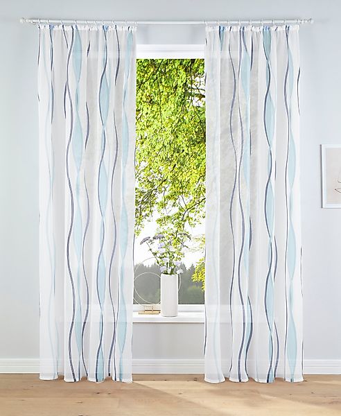 my home Gardine Dimona, Kräuselband (2 günstig online kaufen