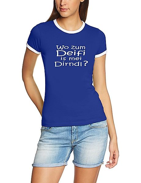 coole-fun-t-shirts Dirndltop Wo zum Deifi is günstig online kaufen
