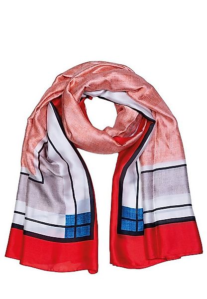 Cassandra Accessoires Schal "Vittoria" mit grafischem Design, mit Seide günstig online kaufen
