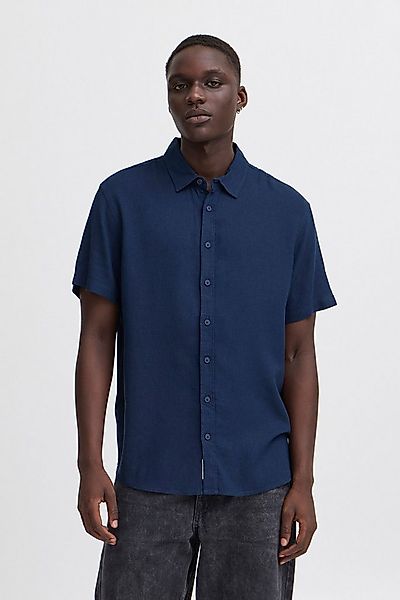 Blend Leinenhemd BHVIC Stilvolles Kurzarmhemd aus Leinenmix günstig online kaufen