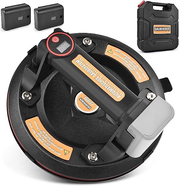 XERSEK Saugheber Elektrischer Glasheber mit 2 Akku Saugnäpfe 200mm Vakuum F günstig online kaufen