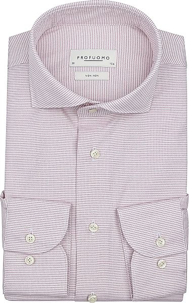 Profuomo Dobby Hemd Hellrosa - Größe 43 günstig online kaufen
