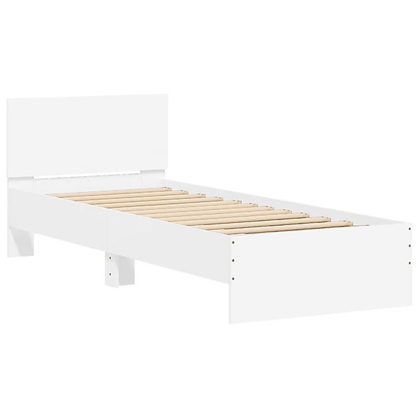 vidaXL Bett Bettgestell mit Kopfteil und günstig online kaufen