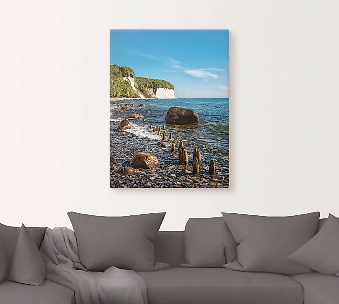 Artland Leinwandbild »Ostseeküste auf der Insel Rügen I«, Küste, (1 St.), a günstig online kaufen