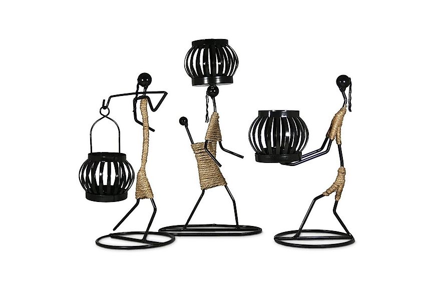 Starhome Teelichthalter 3er Deko Set .Tischdeko für Esstisch, Wohnzimmer, K günstig online kaufen