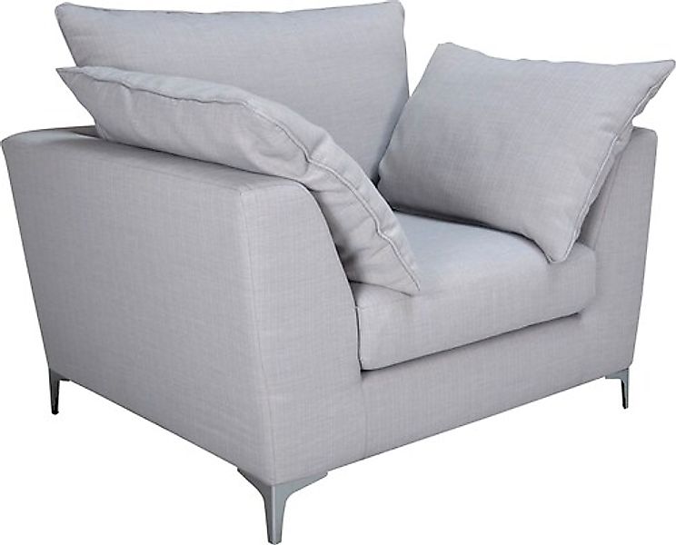 Leonique Sessel »Aspen«, Sessel "Aspen", modern, grau, Stoff "Magic Merlin" günstig online kaufen