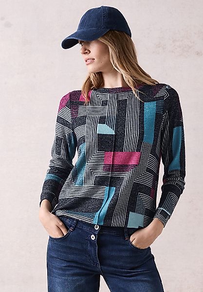 Cecil Langarmshirt mit U-Boot-Ausschnitt günstig online kaufen