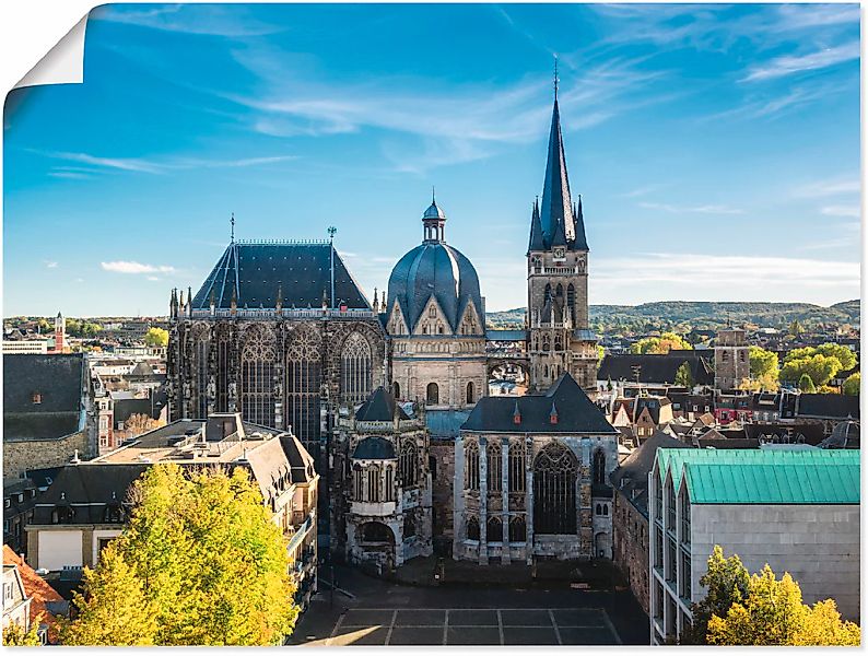 Artland Poster "Aachener Dom I", Gebäude, (1 St.), als Alubild, Leinwandbil günstig online kaufen