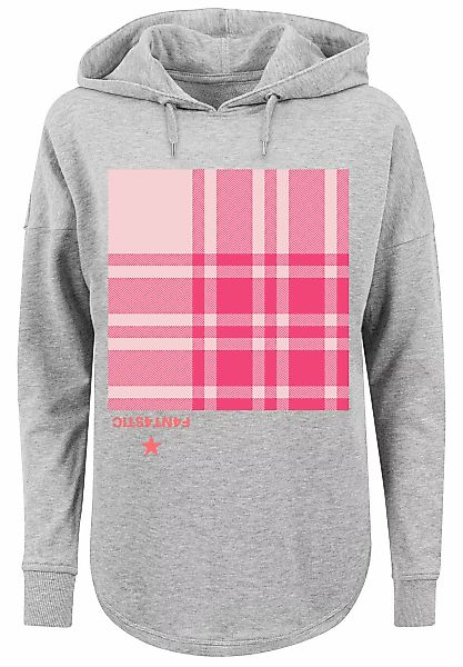 F4NT4STIC Kapuzenpullover "Karo Pink", Print günstig online kaufen