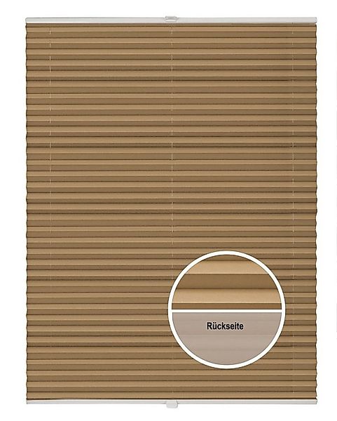 ondeco Plissee Basic Thermo, ohne Bohren, verspannt, Klemmträger mit Festst günstig online kaufen