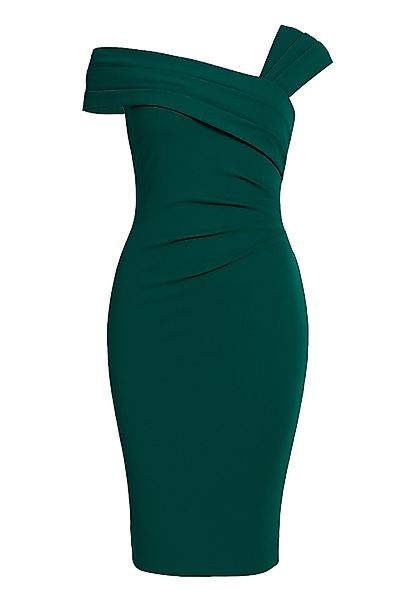 Goddiva Midikleid Scuba Crepe Pleated Drop günstig online kaufen
