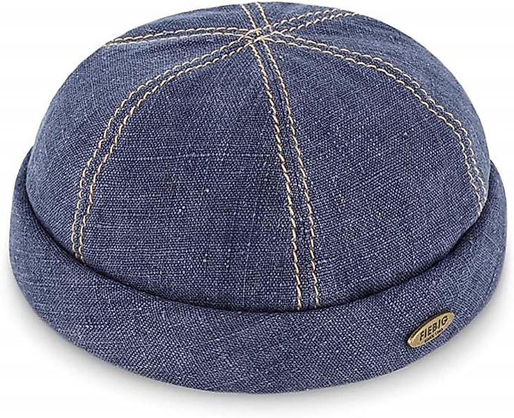 Fiebig Flat Cap Dockermütze Leinen, Dockercap mit Rollrand, mit Baumwollfut günstig online kaufen
