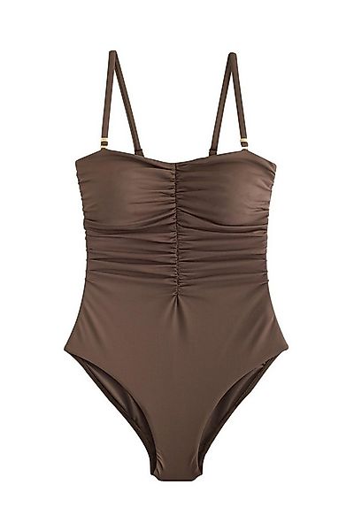 Next Badeanzug Bauchformender Bandeau-Badeanzug (1-St) günstig online kaufen
