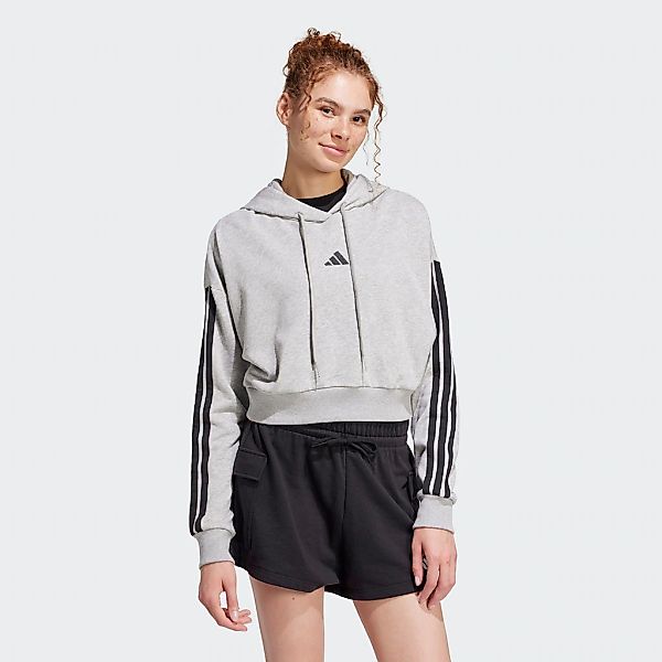 adidas Sportswear Kapuzensweatshirt "ESSENTIALS 3-STREIFEN FRENCH TERRY CRO günstig online kaufen