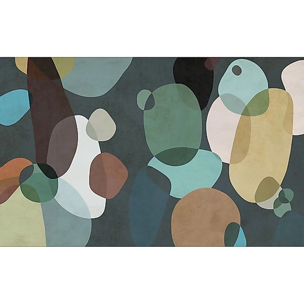 Komar Vliestapete Form Symbiotic 400 cm x 250 cm Grün günstig online kaufen