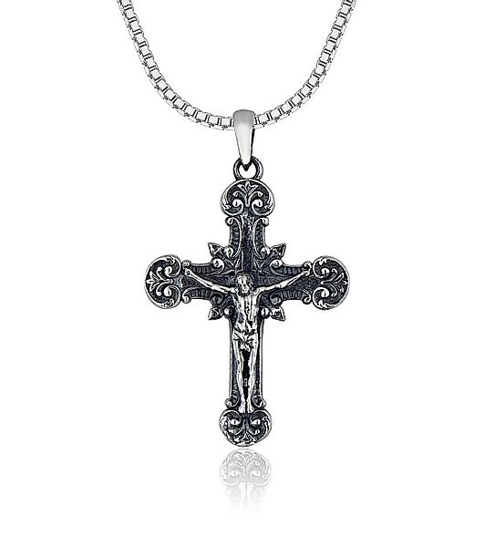 NAHLE Kette mit Anhänger Kreuz Silberkette Kreuz Kette (2-tlg., inkl. Schmu günstig online kaufen