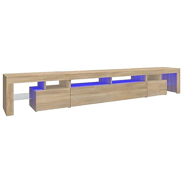 vidaXL TV-Schrank mit LED-Leuchten Sonoma-Eiche 260x36,5x40 cm  Modell 1 günstig online kaufen