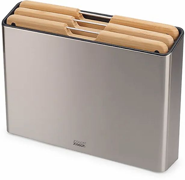 Joseph Joseph Schneidebrett »Folio Steel Bamboo«, (Set, 4 St.), doppelseiti günstig online kaufen