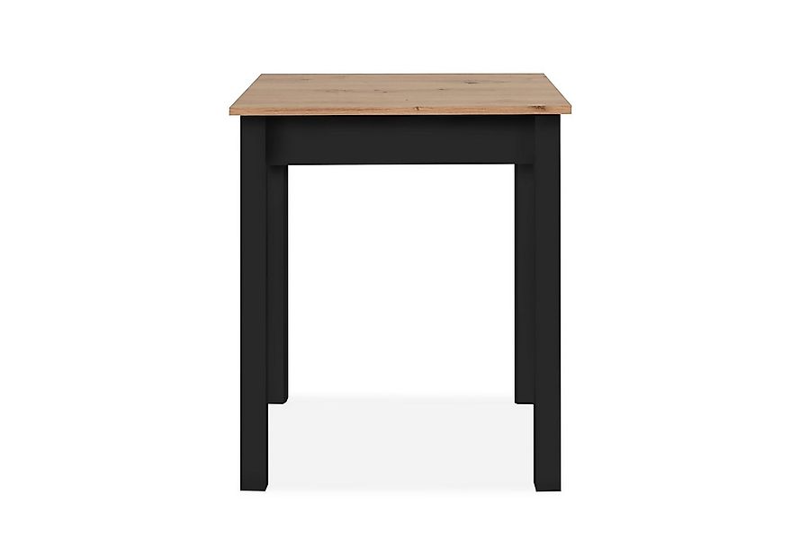 freiraum Esstisch Capri, in Dekor Artisan Eiche / schwarz - 60x76x67cm (BxH günstig online kaufen
