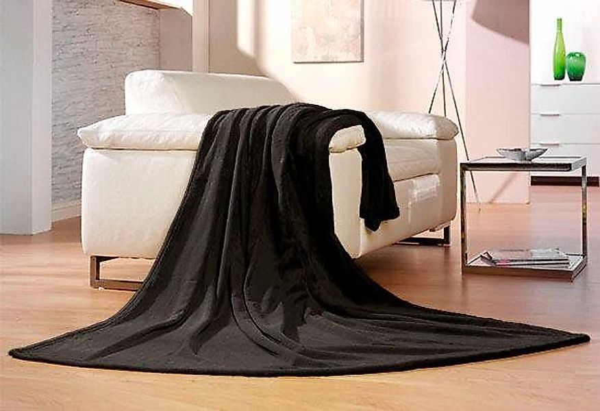 Wohndecke Memphis, Gözze, in tollen Unifarben, günstig online kaufen