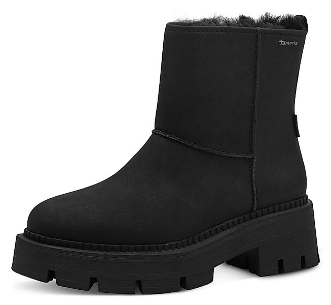Tamaris Winterstiefelette, Blockabsatz, Winterboots mit Zierriegel günstig online kaufen
