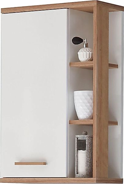 Saphir Hängeschrank "Quickset Badschrank 50,5 cm breit mit 1 Tür und 2 Glas günstig online kaufen