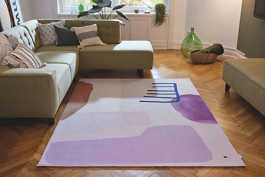 TOM TAILOR HOME Teppich »Shapes - TWO«, rechteckig, 5 mm Höhe, Kurzflor, be günstig online kaufen