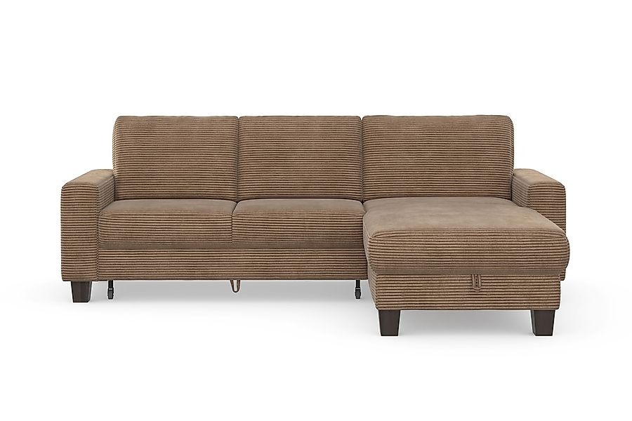 Home affaire Ecksofa "Summer L-Form", mit Recamiere, mit oder ohne Bettfunk günstig online kaufen
