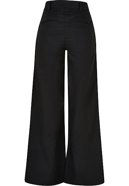 URBAN CLASSICS Stoffhose "Urban Classics Damen Ladies High Linen Mixed Wide günstig online kaufen