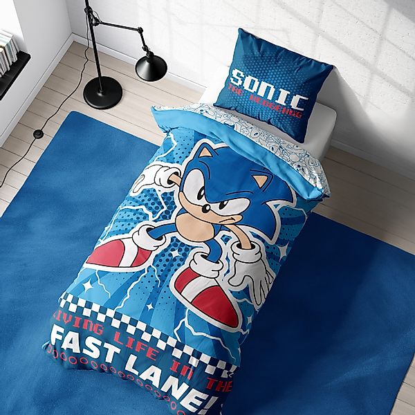 MTOnlinehandel Kinderbettwäsche Sonic the Hedgehog, Geschenk günstig online kaufen
