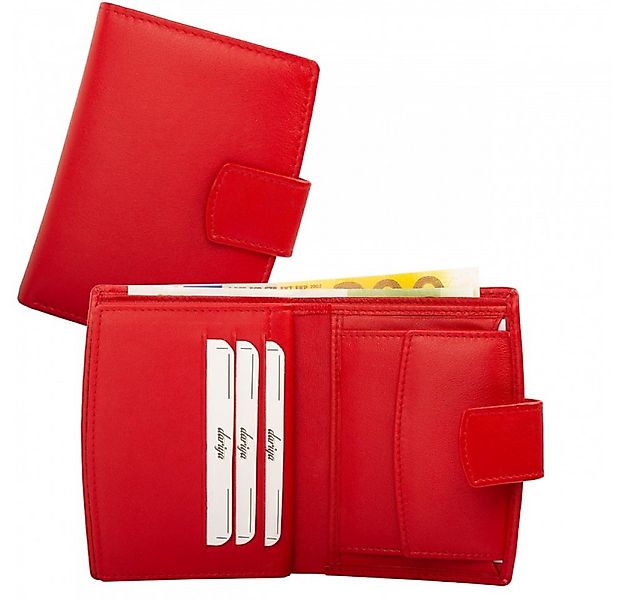 Ware aus aller Welt Geldbörse Echtleder Portemonnaie Leder Geldbörse rot Na günstig online kaufen