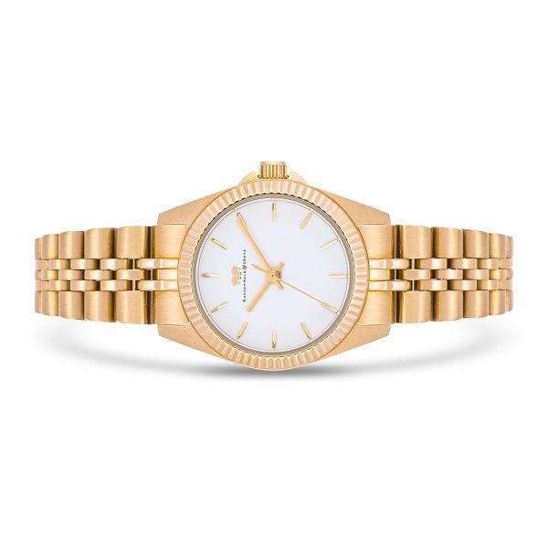 Rhodenwald & Söhne Quarzuhr Cassina gelbgold, günstig online kaufen