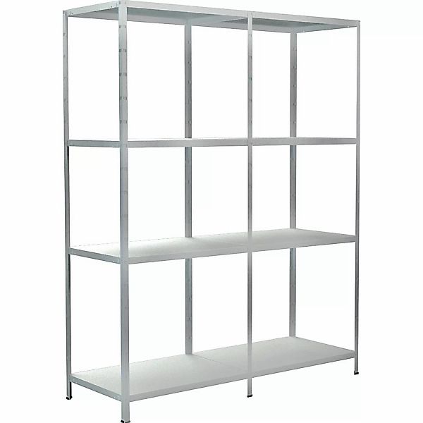 Schulte Regal-Set 1 Steckregal und 1 Anbauregal 180 cm x 200 cm x 50 cm Wei günstig online kaufen