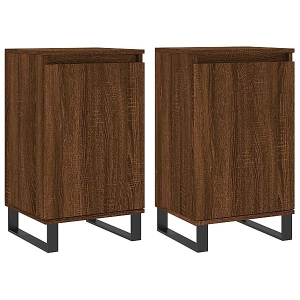 vidaXL Sideboard Sideboards 2 Stk. Braun günstig online kaufen