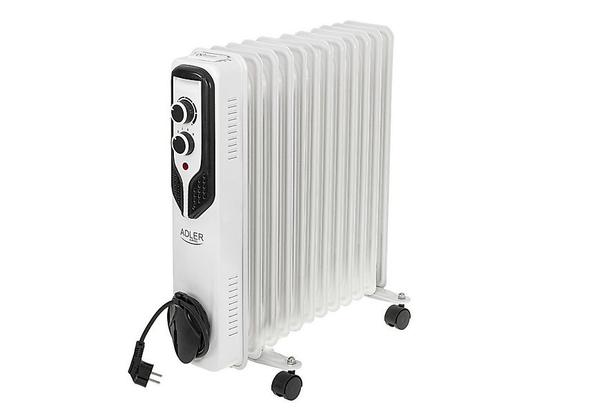 Adler Heizkörper AD 7817 Ölheizung 2500W 11 Rippen Thermostat, 11 Lamellen, günstig online kaufen