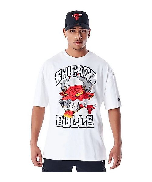 New Era T-Shirt NBA Chicago Bulls Graphic Oversized T-Shirt Baumwolle günstig online kaufen