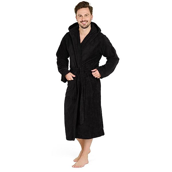 Blumtal Bademantel Herren, Baumwolle, mit gefütterter günstig online kaufen