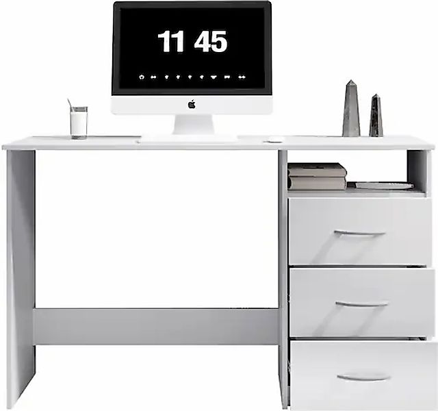 BEGA OFFICE Schreibtisch »Adria, Computertisch,«, Schubkästen rechts oder l günstig online kaufen